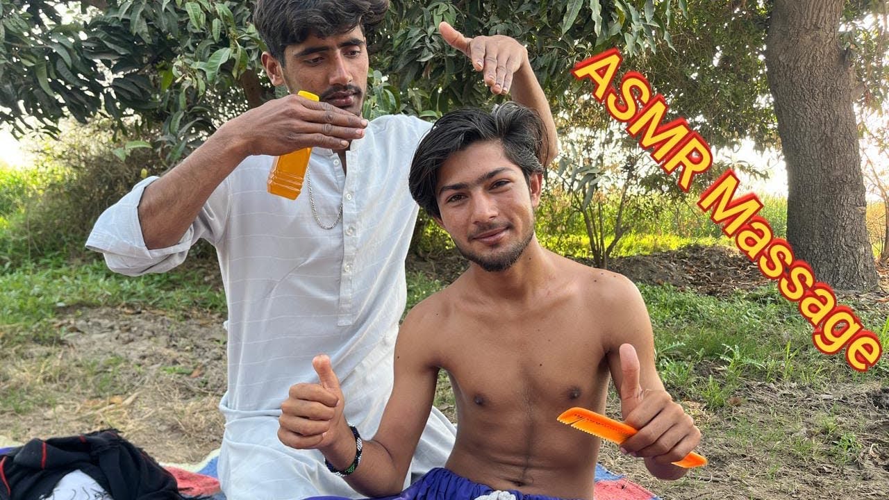 Deep Relaxing Head Oil Massage ASMR 💆‍♂️ Stress Relief & Sleep Therapy | No Talkin