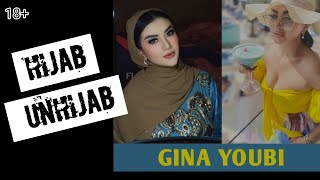 Gina youbi hijab unhijab