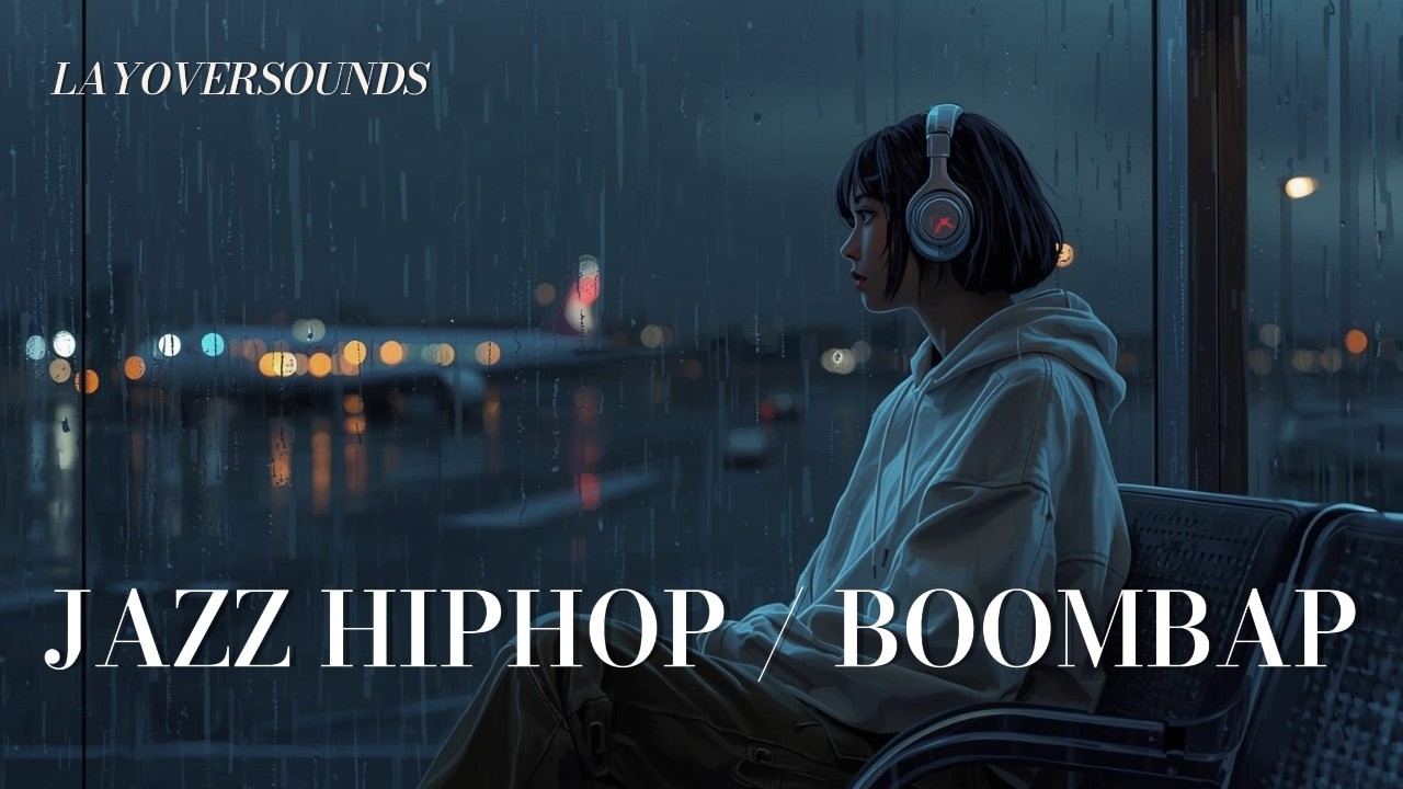 [Playlist] 90s Korean Boombap & Jazz Hiphop for your journey | 비 오는 공항 창가에서 마주한 나만의 고요한 시간🎧