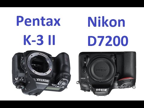 Pentax K-3 II vs Nikon D7200