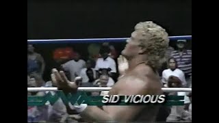 Sid Vicious in action   Worldwide June 24th, 1989