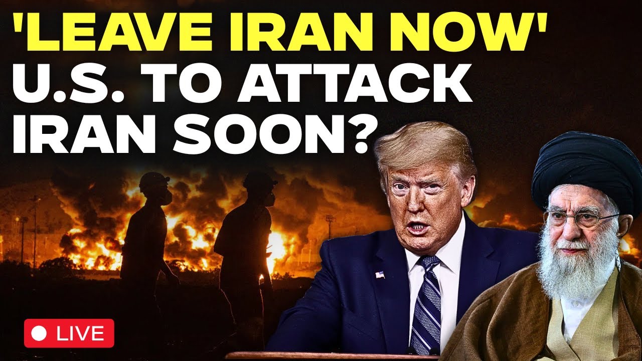 US Vs Iran Live | 'leave Now...'; Donald Trump to Strike Iran Anytime Soon? | Khamenei | Oman