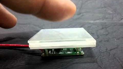 Capacitive Touch switch!! Test!! -acryl-