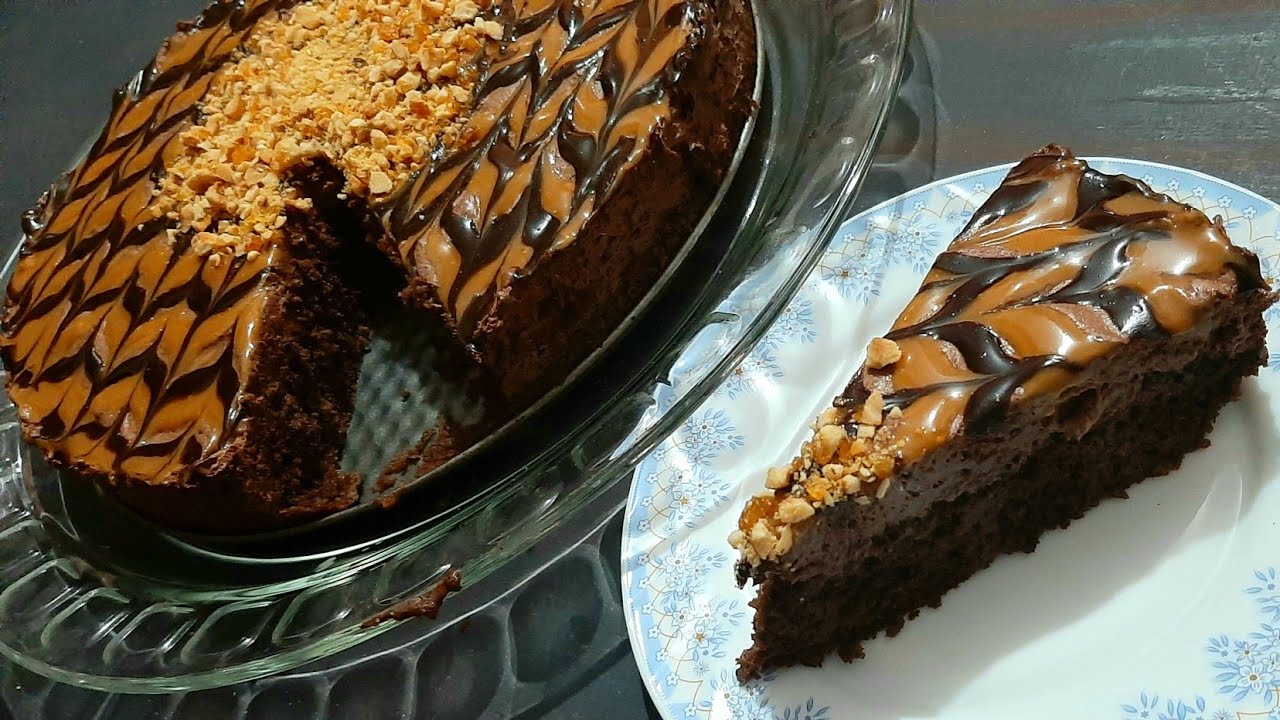 كيكة شيكولاتة بموس🍫بدون كريمة بدون جيلاتين انصح الجميع بتجريبها🍫