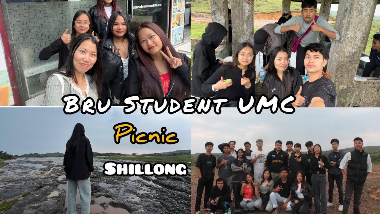 Bru Student Umshyrpi College SHILLONG PICNIC 📍SOHRA DAINTHLEN (Meghalaya)