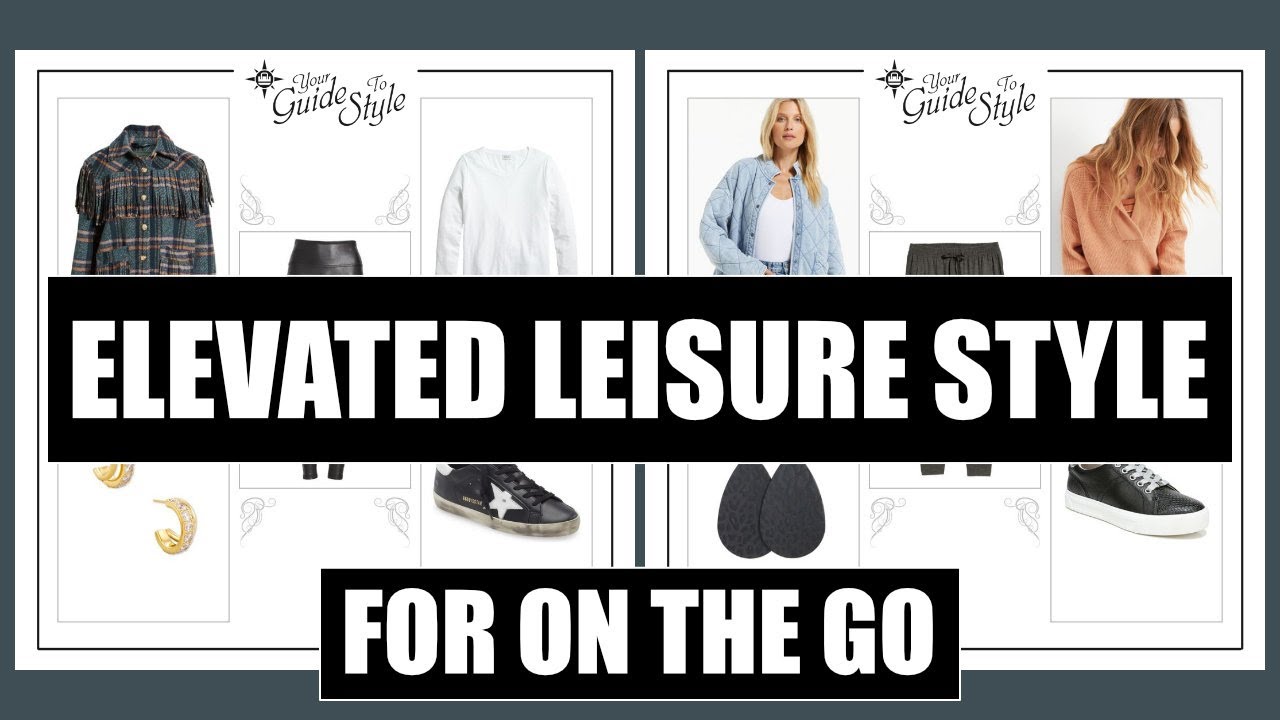Elevated Leisure Outfits On The Go / Casual Everyday Outfit Ideas / How To Dress Better In Leisure