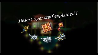New Terraria 1.4 Desert tiger staff showcase !
