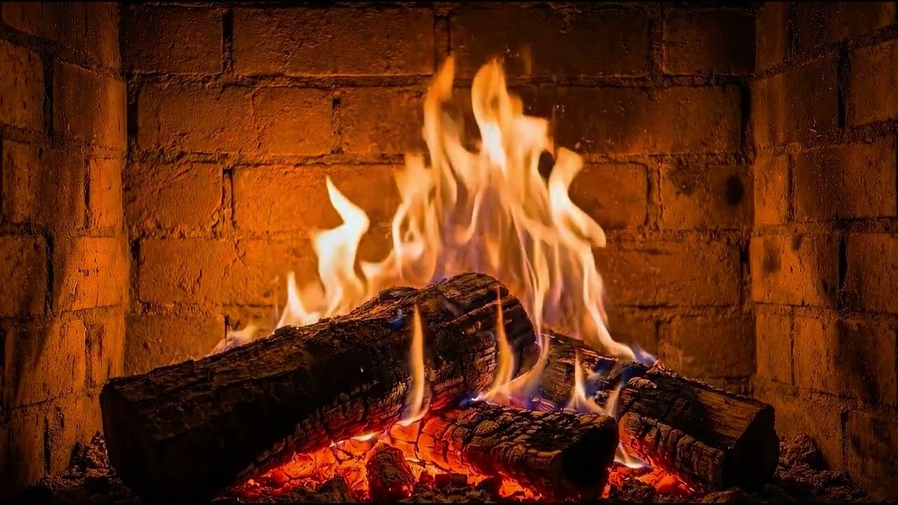 🔥 Cozy Fireplace NO ADS (24/7 Live) | Real Crackling Fire 4K