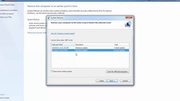 How to Restore Backup files Windows 7 - Intact Abode