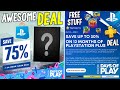 Awesome new psn flash deal  days of play free stuff and ps plus deal