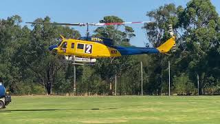 Bell 214 Helitac 672 landing