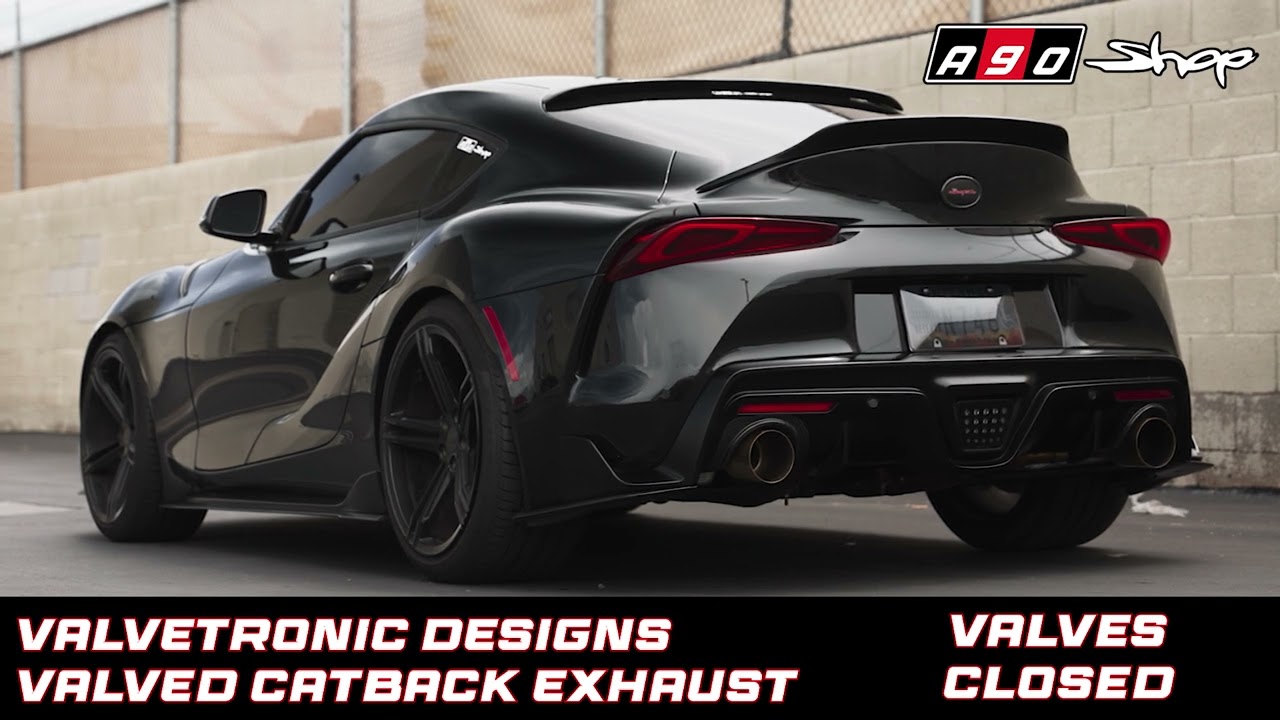 A90 Supra - Valvetronic Designs Catback Exhaust Sound + Fly By's + Revs!!!