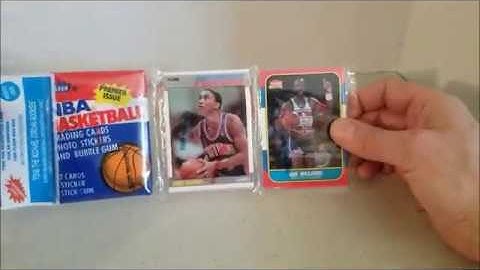 1986 Fleer Michael Jordan Rookie Card pull from Buried Treasures Basketball 2020 Rack Pack Break