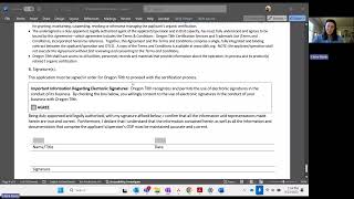 Mammals Organic System Plan (OSP) Walkthrough