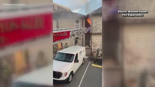 Dozens of people in Winston-Salem displaced after two building fires