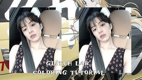 ✧. glitch lab coloring tutorial