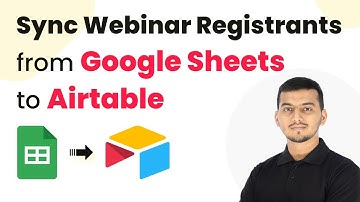 How to Sync Webinar Registrants from Google Sheets to Airtable