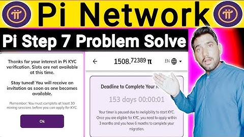 Pi Network Step 7 Problem Solve | Pi Network New Update | Deadline To Complete Your KYC