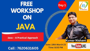 Introduction to Java Language | Day 1 | Complete Placement Course | Java Tutorial for Beginners 2023