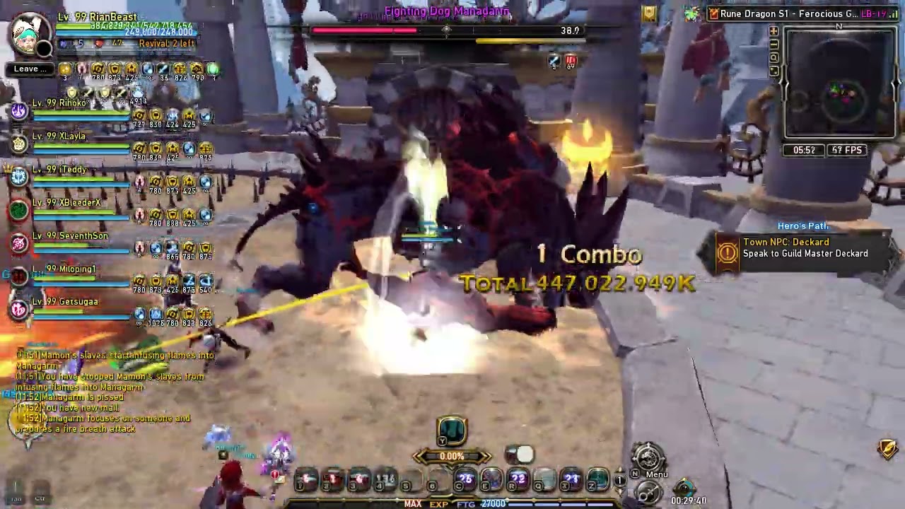 Infinity Dragon Nest - Beastia Onslaught Gameplay (Rune S1)