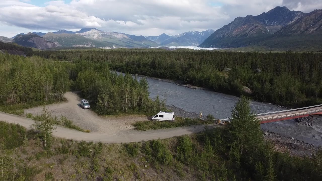 Dispersed camping in Glacier View, Alaska