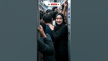 Crowded Subway - Confident in the Crowd #aiart #metro #short