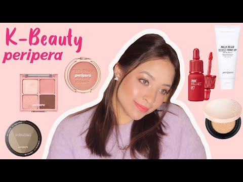 Trying Out *New* K-Beauty Makeup in India | Peripera | Ridhi Dua