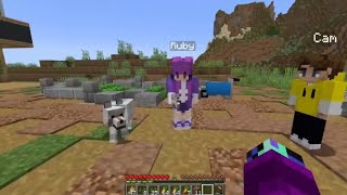 Having a Sleepover in Minecraft