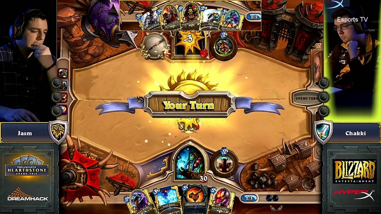 Chakki vs Jasm (Bo5) | Dreamhack Grand Prix Circuit D3 2016 | Hearthstone Esports TV Chann