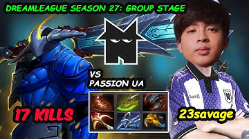 23savage Sven DELETES Heroes in Seconds! Nemesis vs Passion UA DreamLeague Ss 27: Group Stage