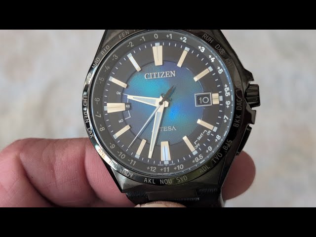 Citizen Attesa Radio Controlled Watch Review. Reference CB0215-18L