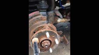 91 jeep Cherokee wheel stud removal