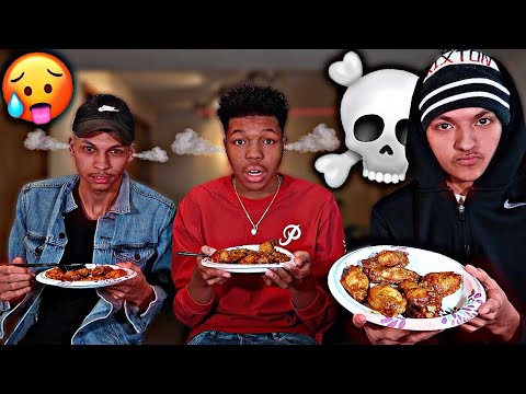 Last ONE To STOP Eating HOTTEST WINGS WINS $1,000 - Challenge - Last ONE To STOP Eating HOTTEST WINGS WINS $1,000 - Challenge