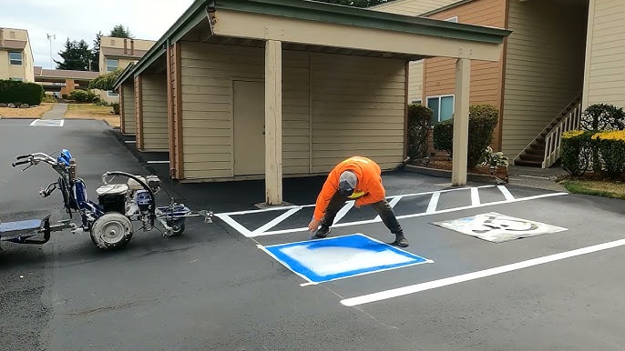 biggest mistake beginners make parking lot Striping 