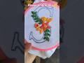 🌸 Beautiful Flower Embroidery | Easy Hand Embroidery for Beginners 🪡✨#embroidery #flowers #short