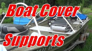 Jon Boat Cover Supports