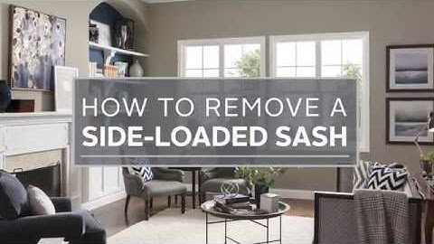 How To Remove and Replace a Side-Loaded Window Sash