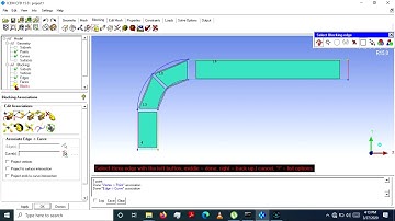 2d bend pipe hexa meshing association and mesh parameter part 3