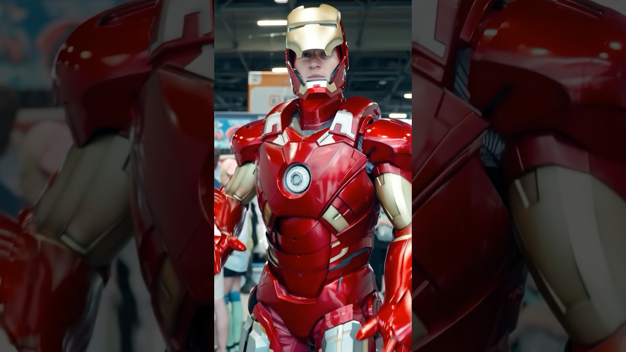 🔥INCREDIBLE Iron Man Cosplayer🔥 filmed at Japan Expo