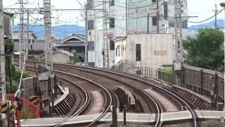 【カーブ】京阪3000系3001編成 石清水八幡宮通過