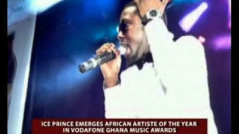 ice prince emerges african artiste of d year   ghana music awards (Nigerian Entertainment News)