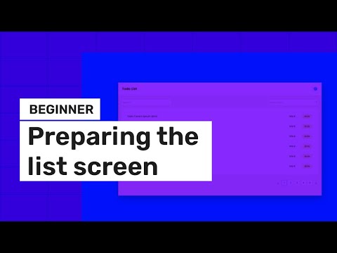 Kuika Beginner Preparing the list screen #2.2