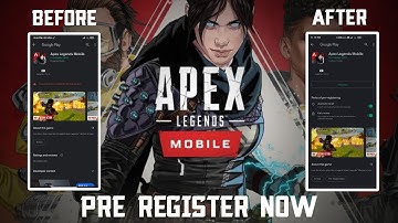 HOW TO PRE REGISTER APEX LEGENDS MOBILE😍😍