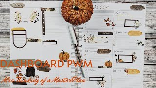 Back Plan with me// Happy Planner Dashboard// 10.10-10.16