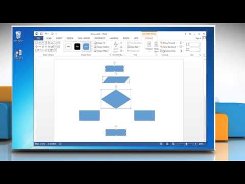 Make a Flow Chart in Microsoft Word 2013