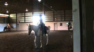 Judy on Cappy-Lou doing Western Pleasure
