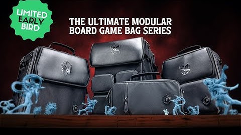Now on Kickstarter: D-Quest: Modular Boardgame Case, Cube, Sling Bag, and more