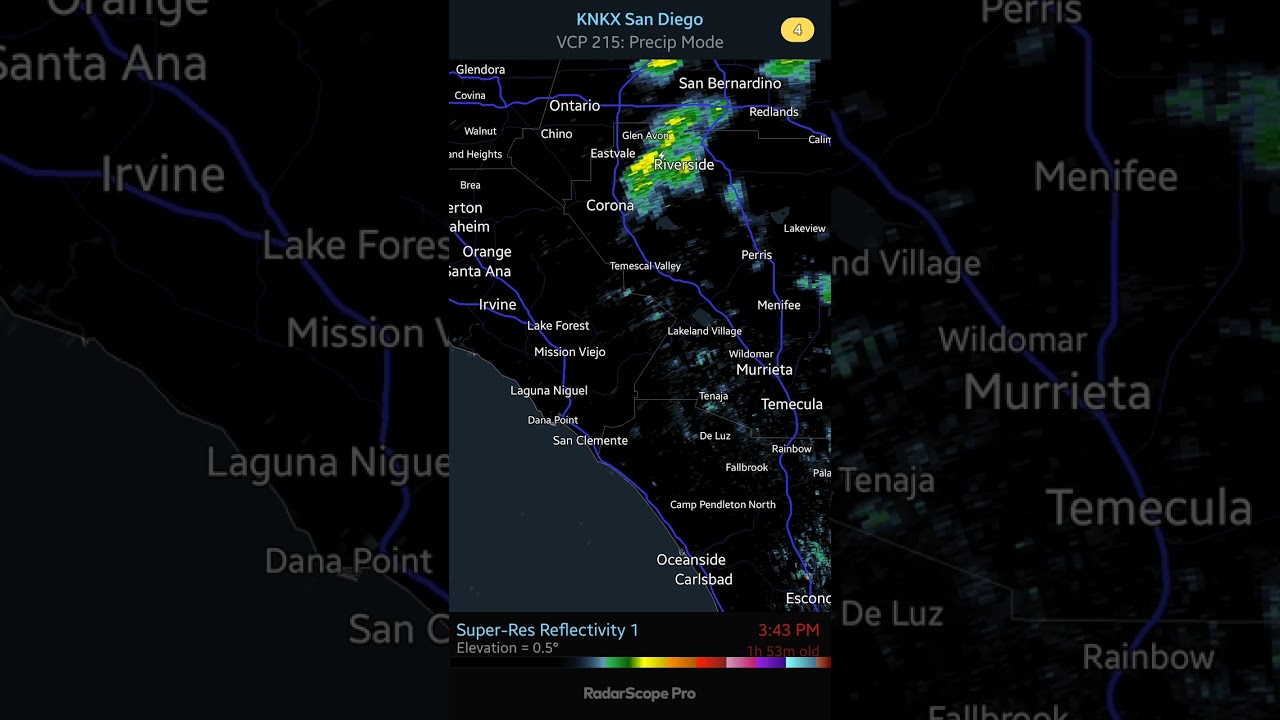 Storms In Rancho Mission Viejo Area - 03/18/2024