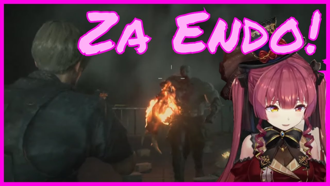 Claire Who? Ada still alive? - Marine Hazard RE2 Za Endo [Hololive]