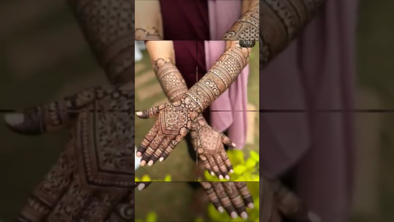 Top 5 bridal mehndi design 2024/simple mehndi design 2024
